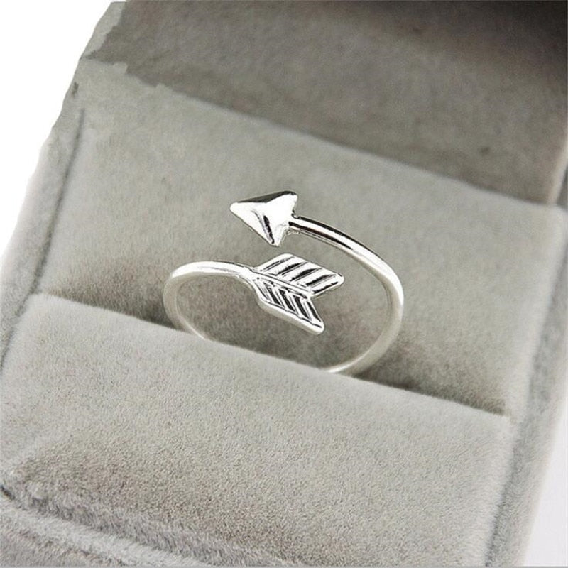 Sterling Silver Love Arrow Ring